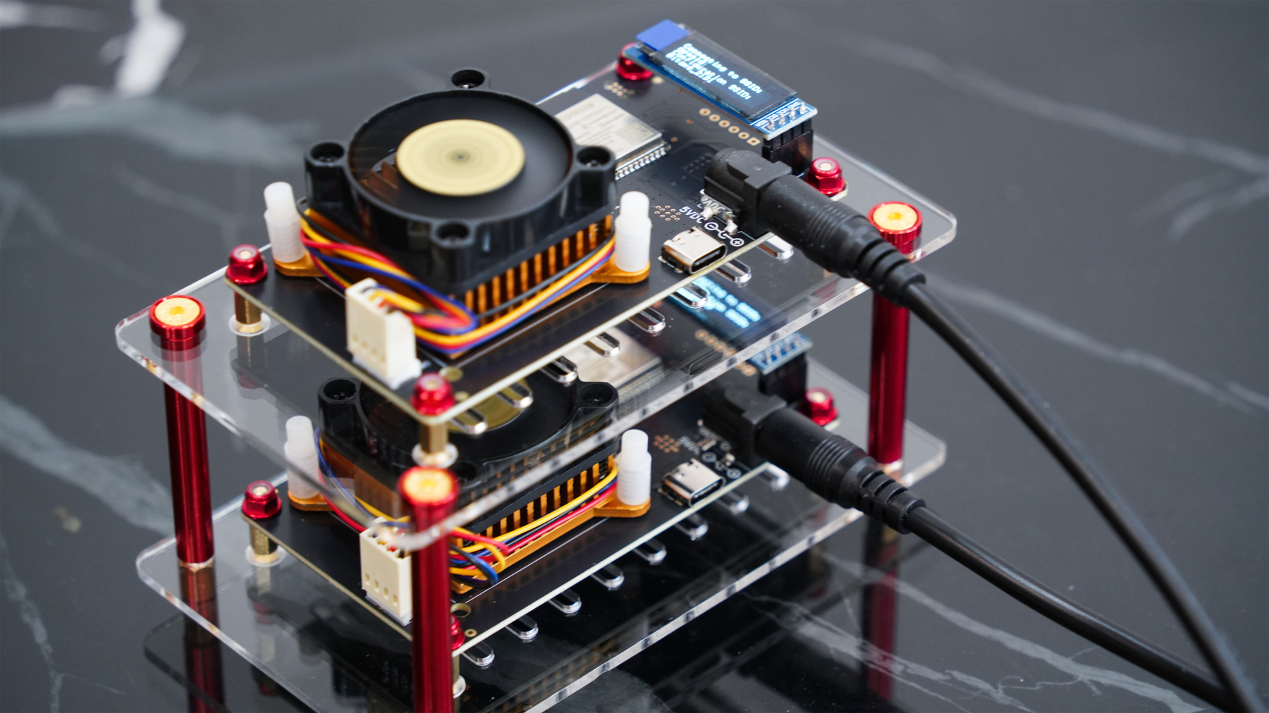 Acrylic Stack Shell for Bitaxes-TinyChipHub Limited