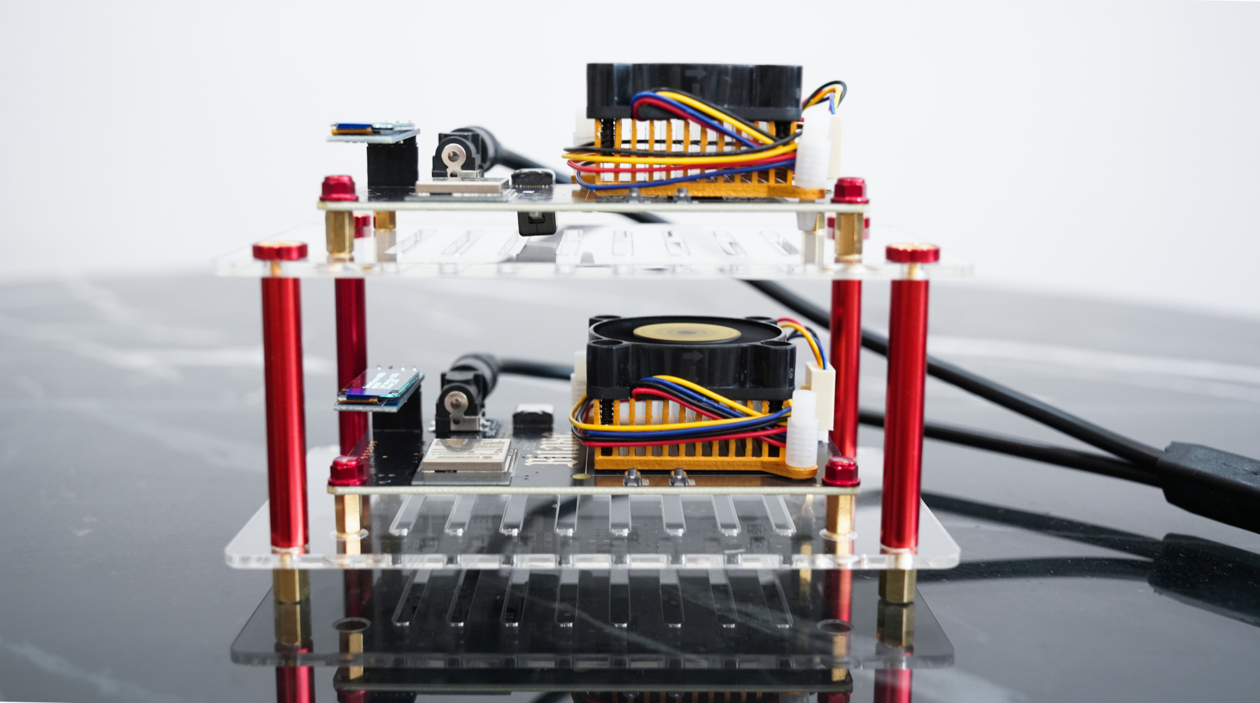 Acrylic Stack Shell for Bitaxes-TinyChipHub Limited