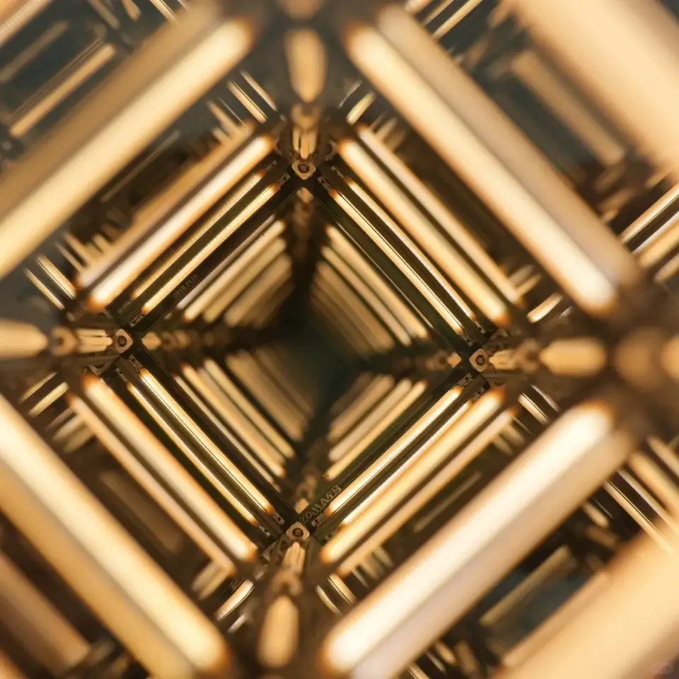 Hypercube Magnetic Levitation Lamp with LED light and floating design for modern home decor and unique lighting solutions.