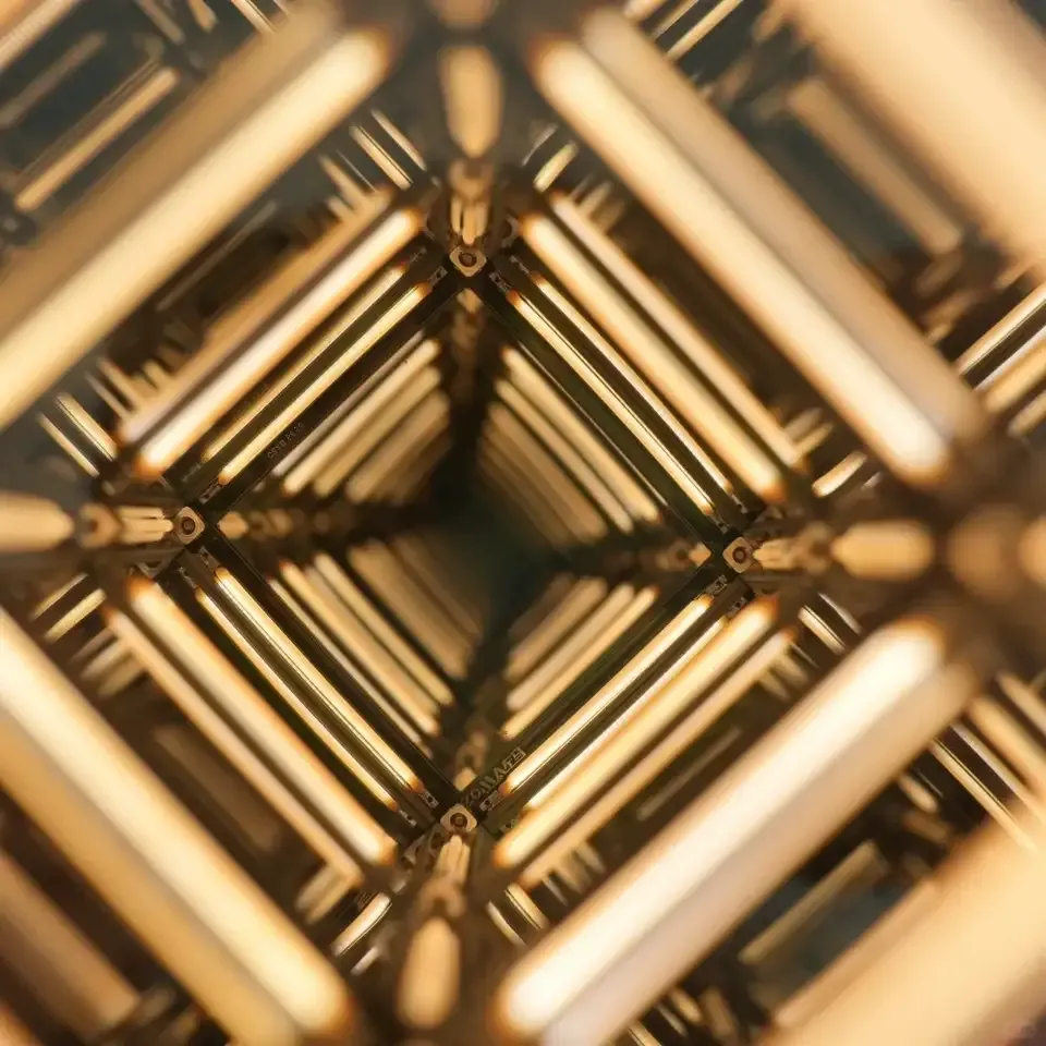 Hypercube Magnetic Levitation Lamp with LED light and floating design for modern home decor and unique lighting solutions.