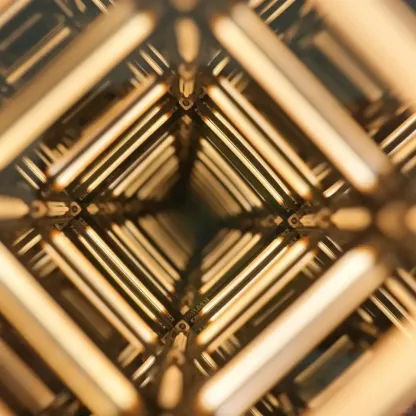 Hypercube Magnetic Levitation Lamp with LED light and floating design for modern home decor and unique lighting solutions.