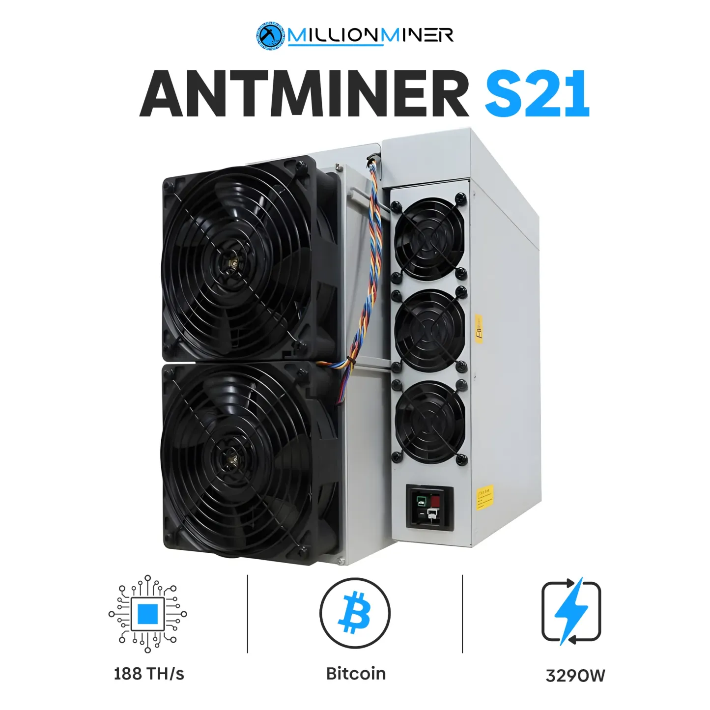Bitmain Antminer S21 Air-Cooled Bitcoin Miners