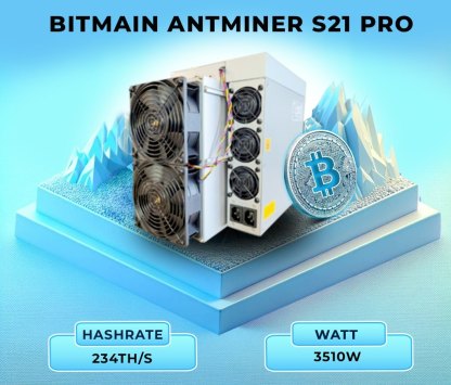 Bitmain Antminer S21 Air-Cooled Bitcoin Miners