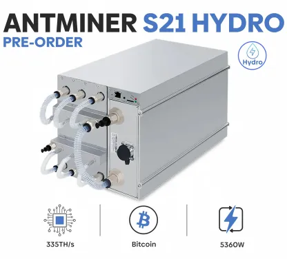 Bitmain Antminer S21 Hydro Bitcoin Miners