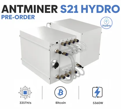Bitmain Antminer S21 Hydro Bitcoin Miners