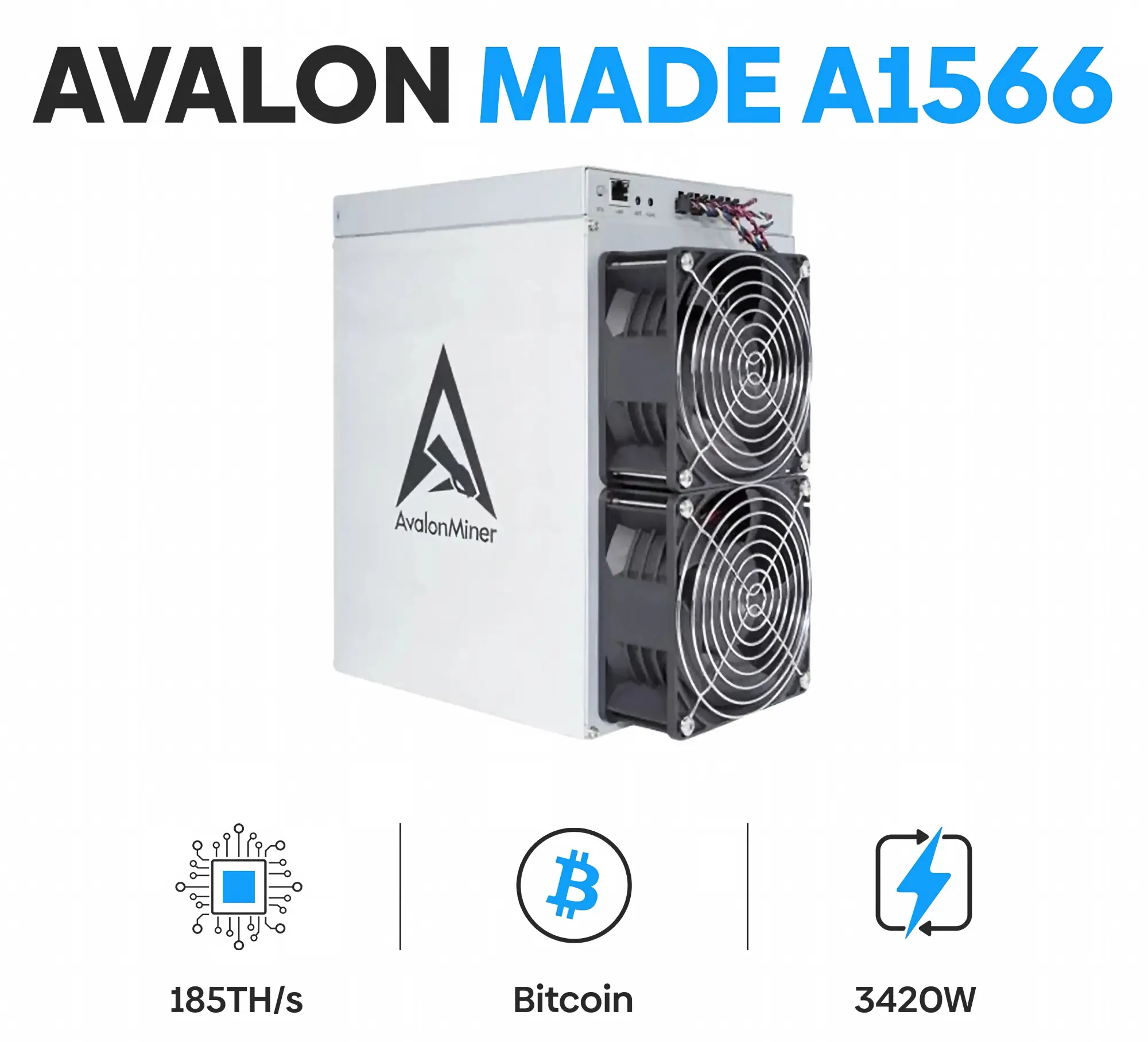 Canaan Avalon A15 Air-Cooled Bitcoin Miners