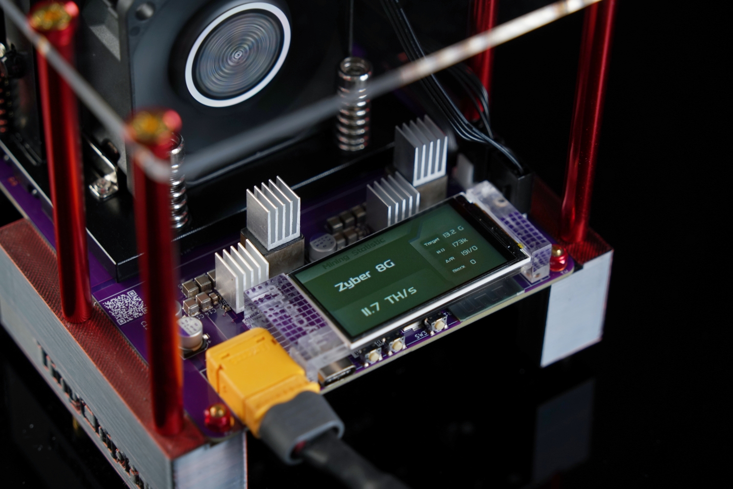 Bitcoin mining machine - Zyber 8G 10+TH/s ASIC miner – TinyChipHub ...