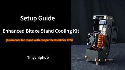 Enhanced Bitaxe Stand Cooling Kit