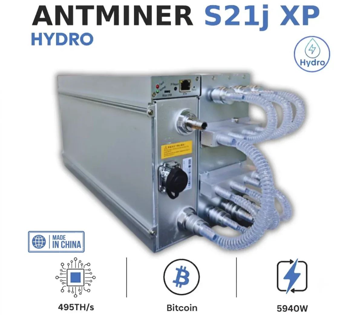 Bitmain Antminer S21 XP Hydro Bitcoin Miners