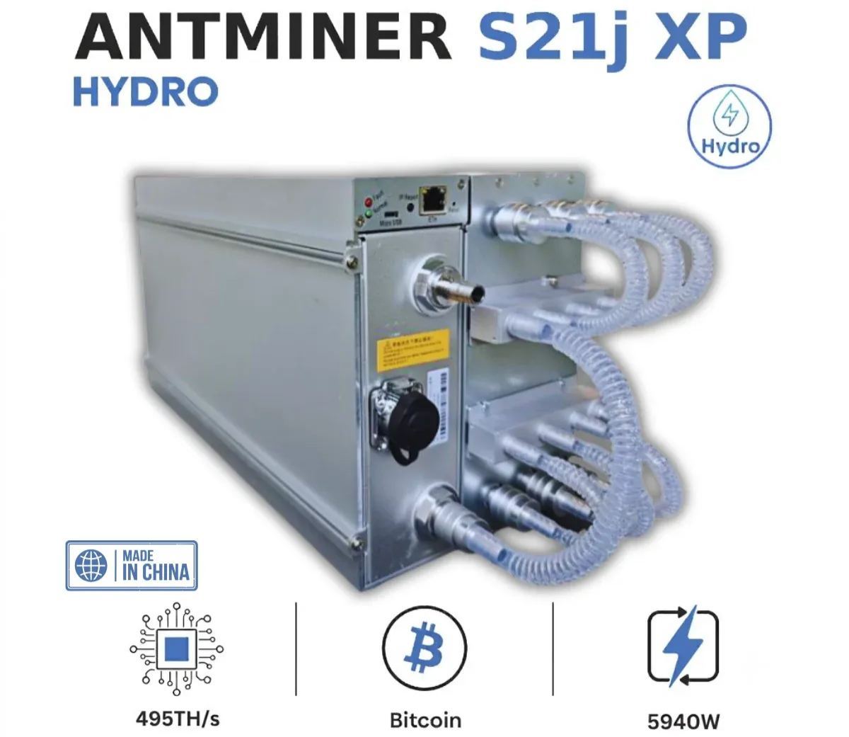 Bitmain Antminer S21 XP Hydro Bitcoin Miners