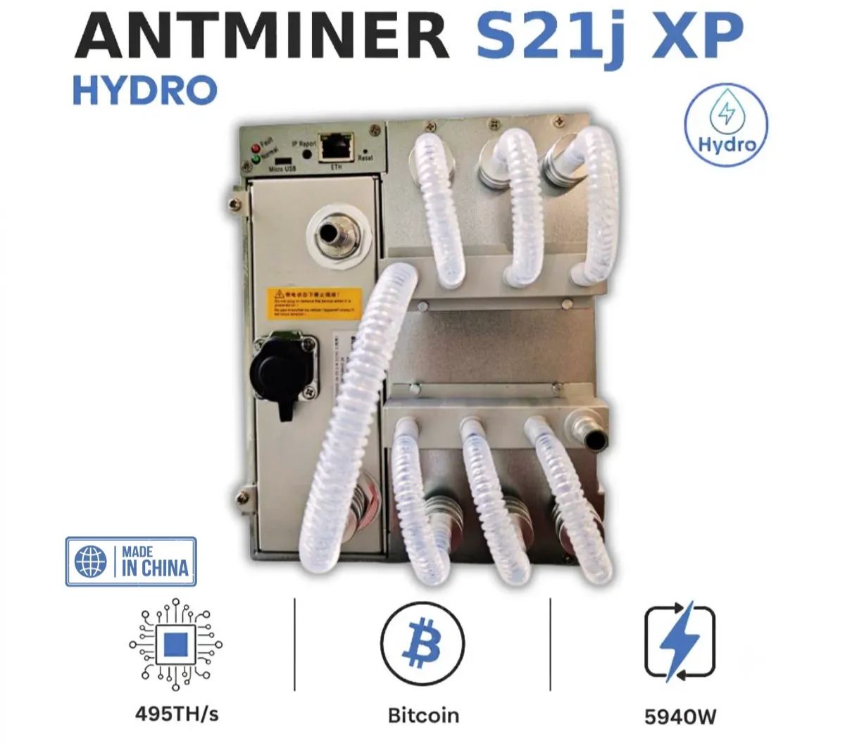 Bitmain Antminer S21 XP Hydro Bitcoin Miners