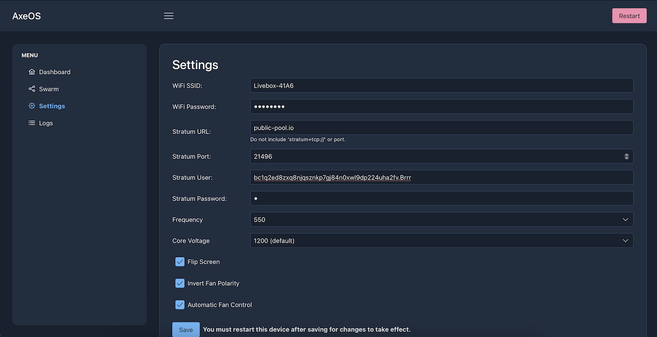 What url should be Used for Public Pool Node Windows-TinyChipHub Limited