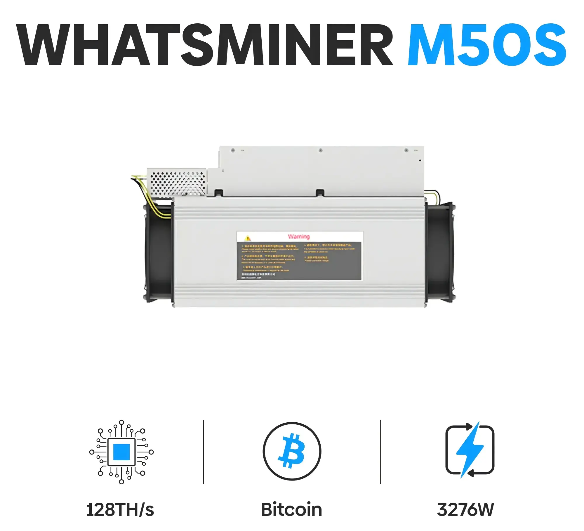 WhatsMiner M50 Air-Cooled Bitcoin Miners