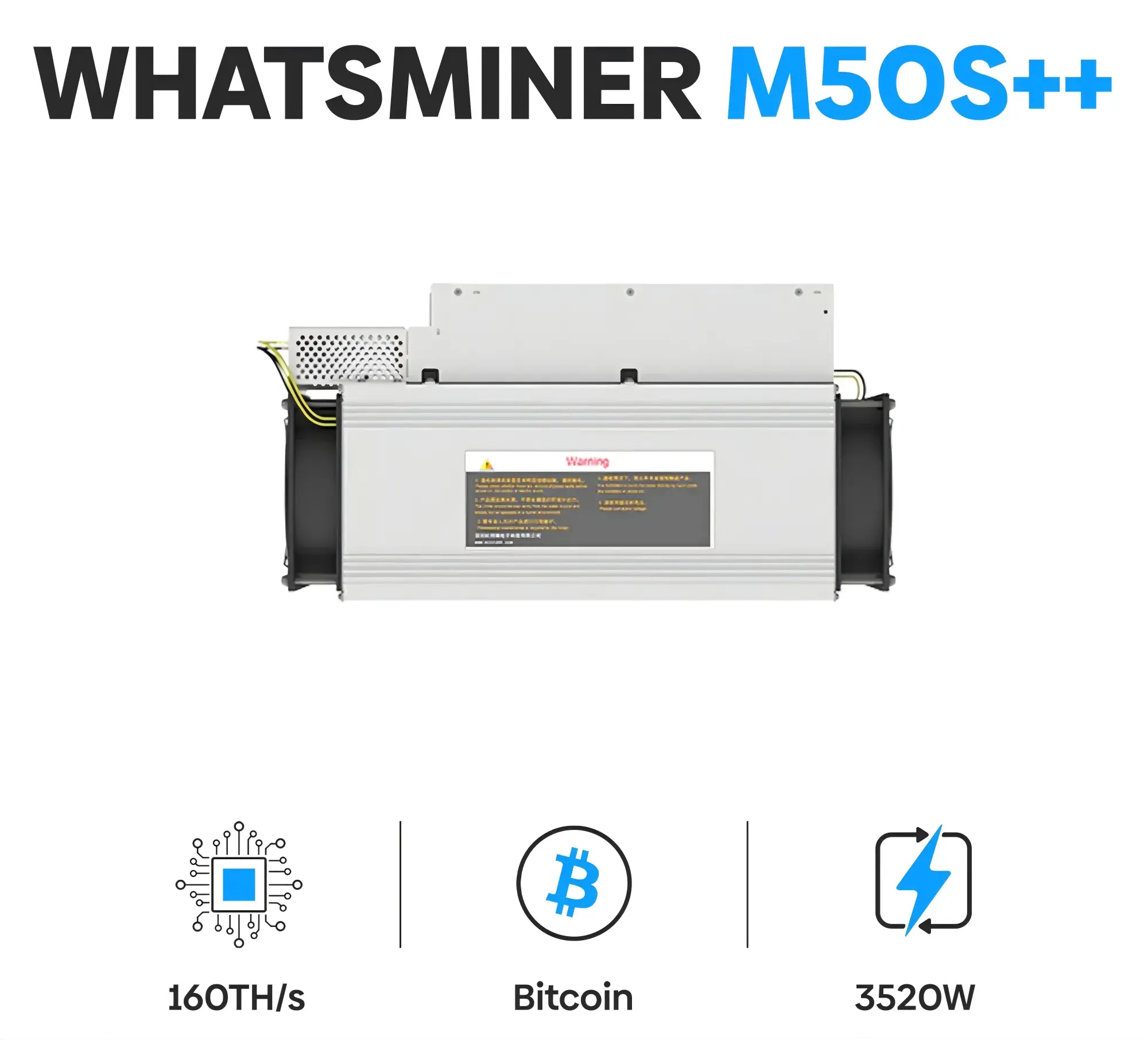 WhatsMiner M50 Air-Cooled Bitcoin Miners