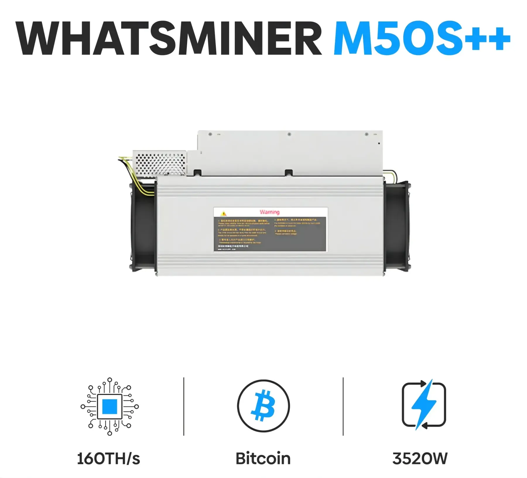 WhatsMiner M50 Air-Cooled Bitcoin Miners