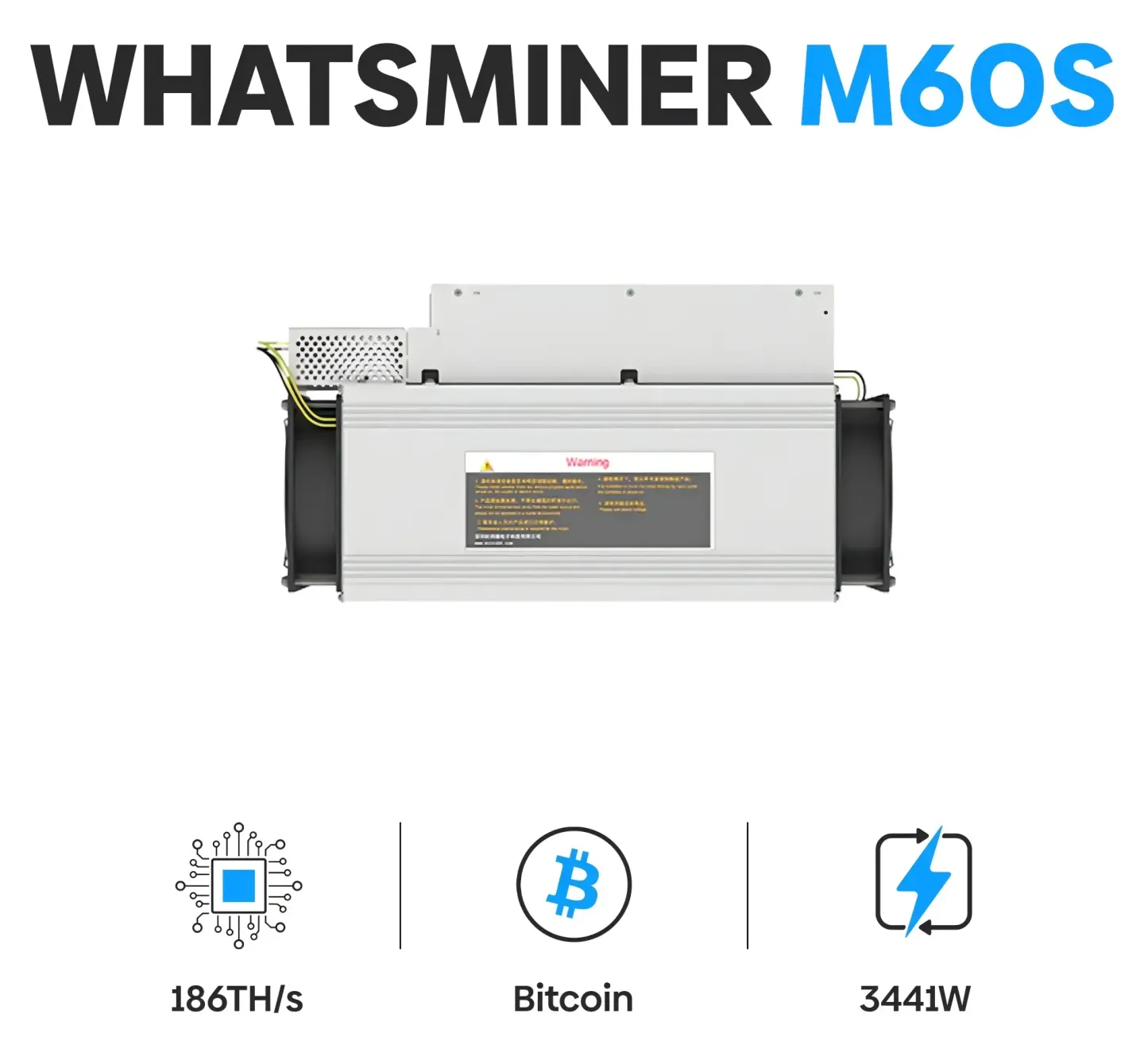 WhatsMiner M60 / M61 Air-Cooled Bitcoin Miners