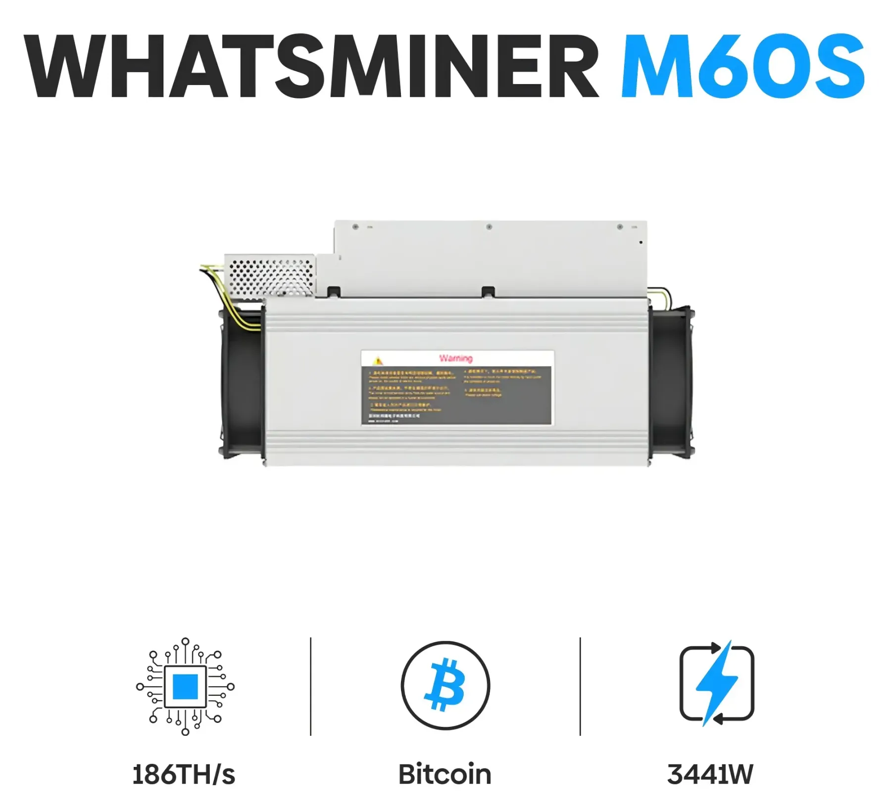 WhatsMiner M60 / M61 Air-Cooled Bitcoin Miners