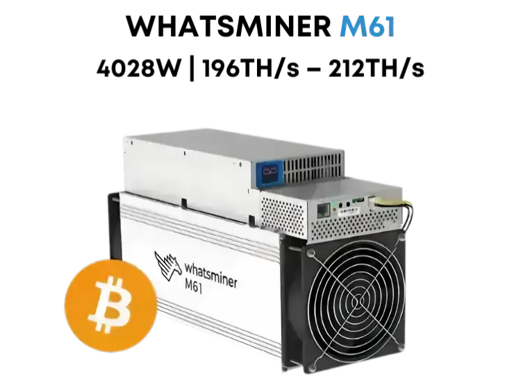WhatsMiner M60 / M61 Air-Cooled Bitcoin Miners