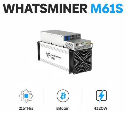 WhatsMiner M60 / M61 Air-Cooled Bitcoin Miners