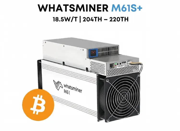 WhatsMiner M60 / M61 Air-Cooled Bitcoin Miners