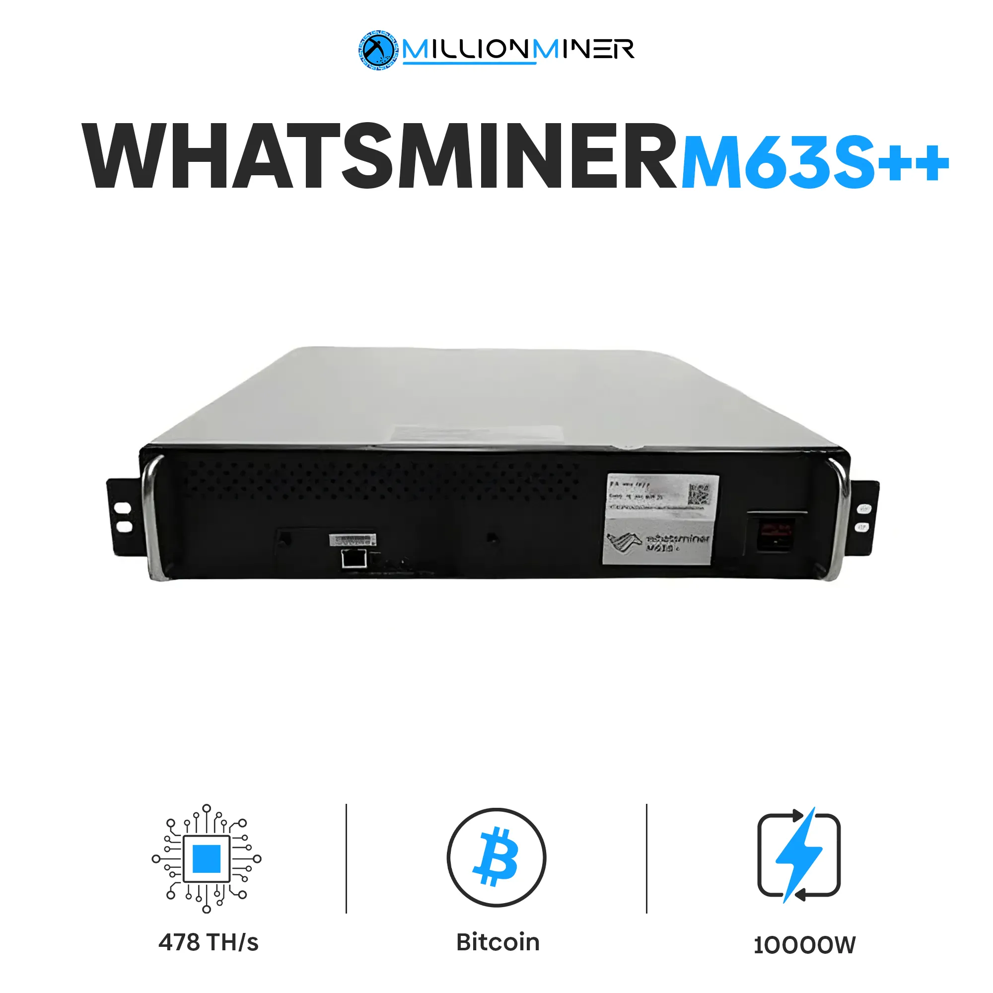 WhatsMiner M63 Hydro Bitcoin Miners