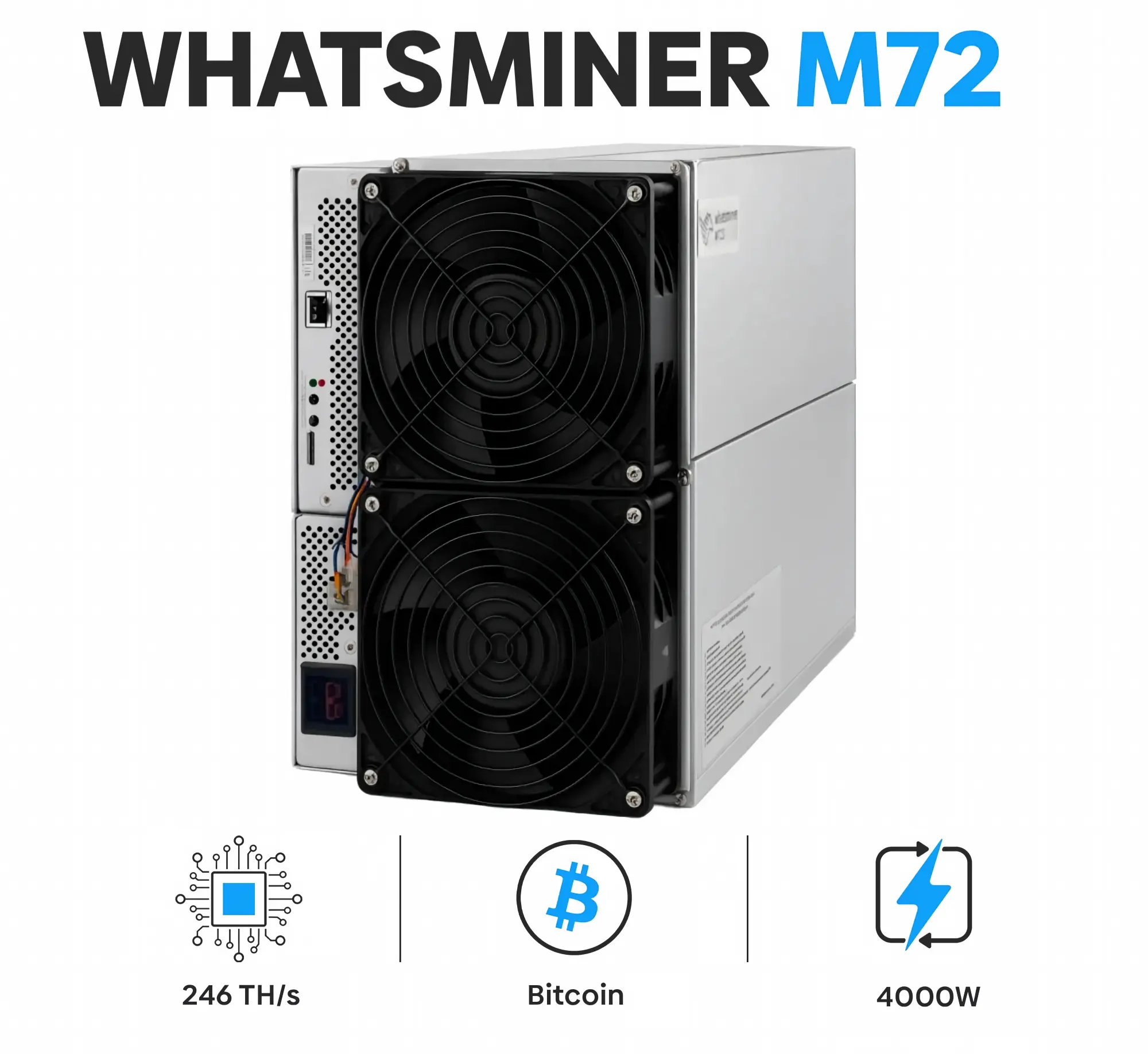 WhatsMiner M70 / M72 Air-Cooled Bitcoin Miners