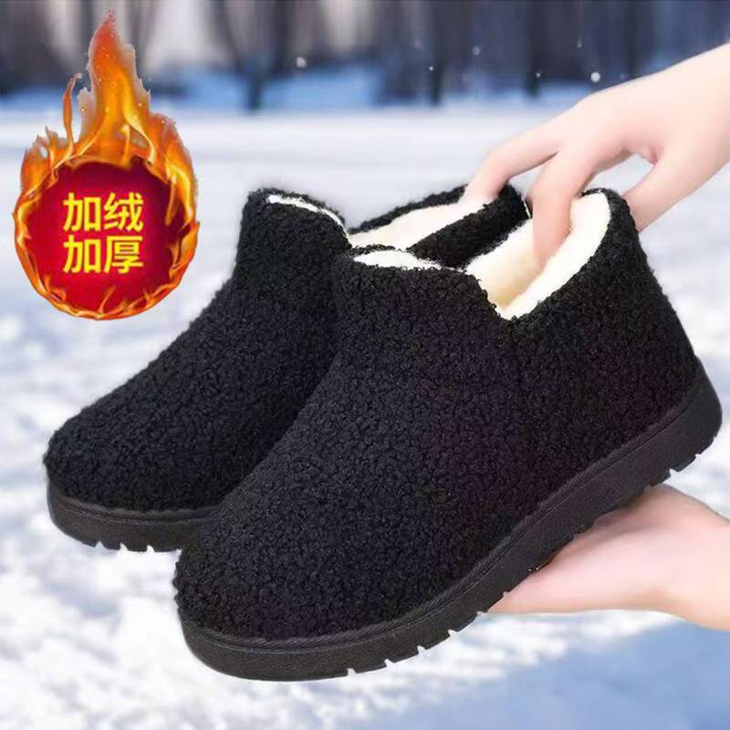 羊羔絨保暖雪靴