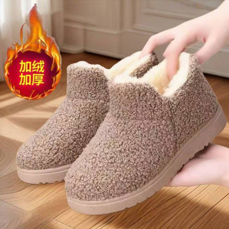 羊羔絨保暖雪靴