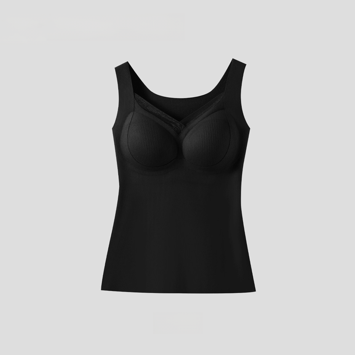 暖薑溫感貼片羊絨蠶絲保暖背心