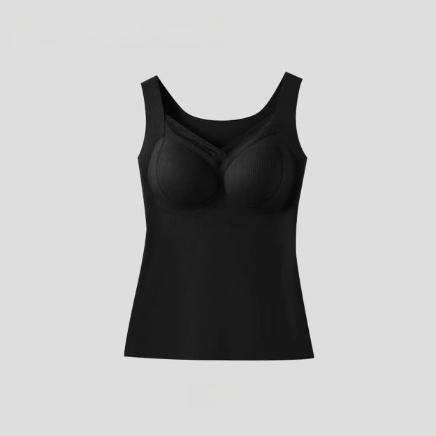 暖薑溫感貼片羊絨蠶絲保暖背心