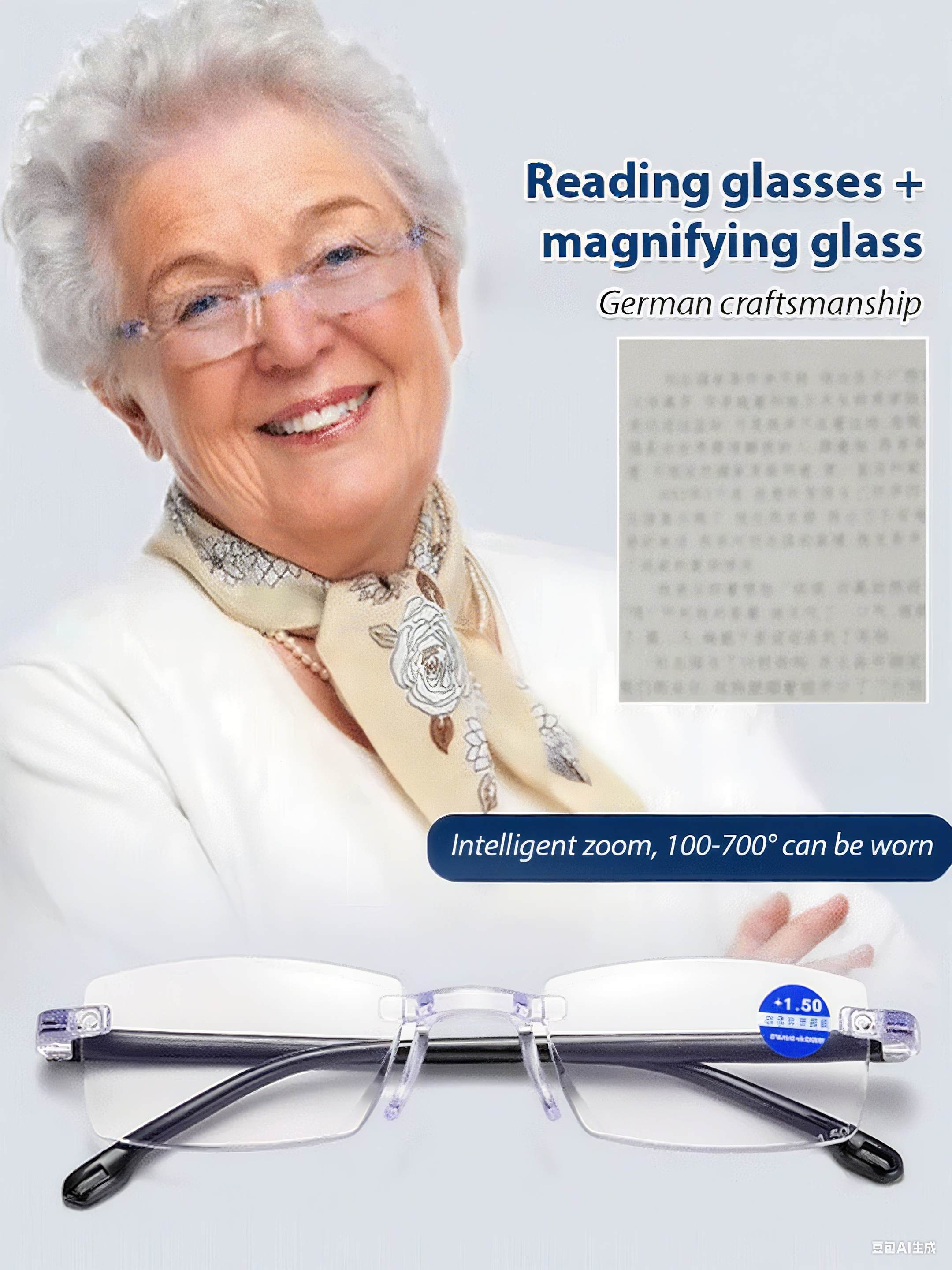 Perfect Vision Instantly ✨ Auto-Focus Glasses (-7 to +7) with Blue Light Block