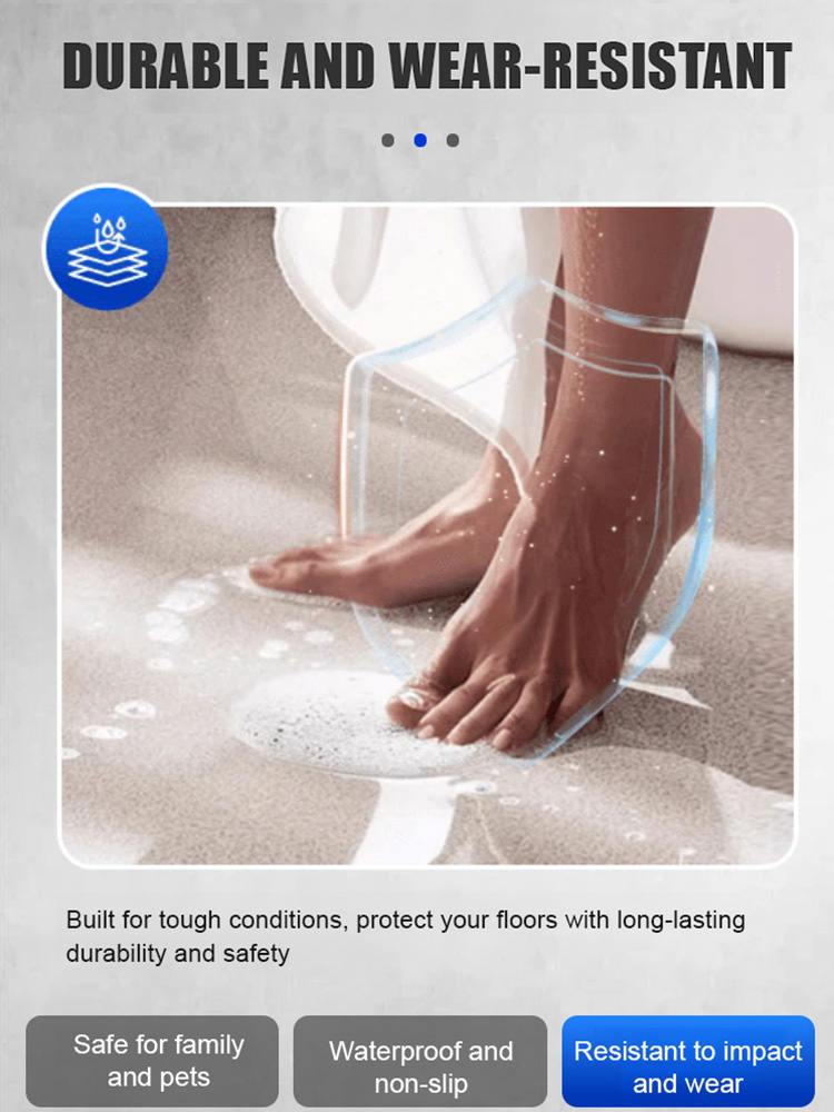 For the price of a meal 🍽️, get a gorgeous Faux Marble Epoxy floor that lasts a whole year! ✨ Order now and get a FREE hardener included! 🎁