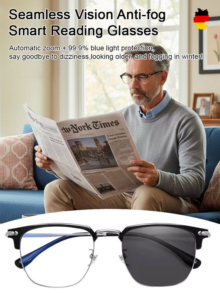 Upgrade Your Vision for the Price of a Few Coffees! ☕️ Get intelligent, auto-focus, blue-light blocking readers that adjust to YOU. No prescription needed!