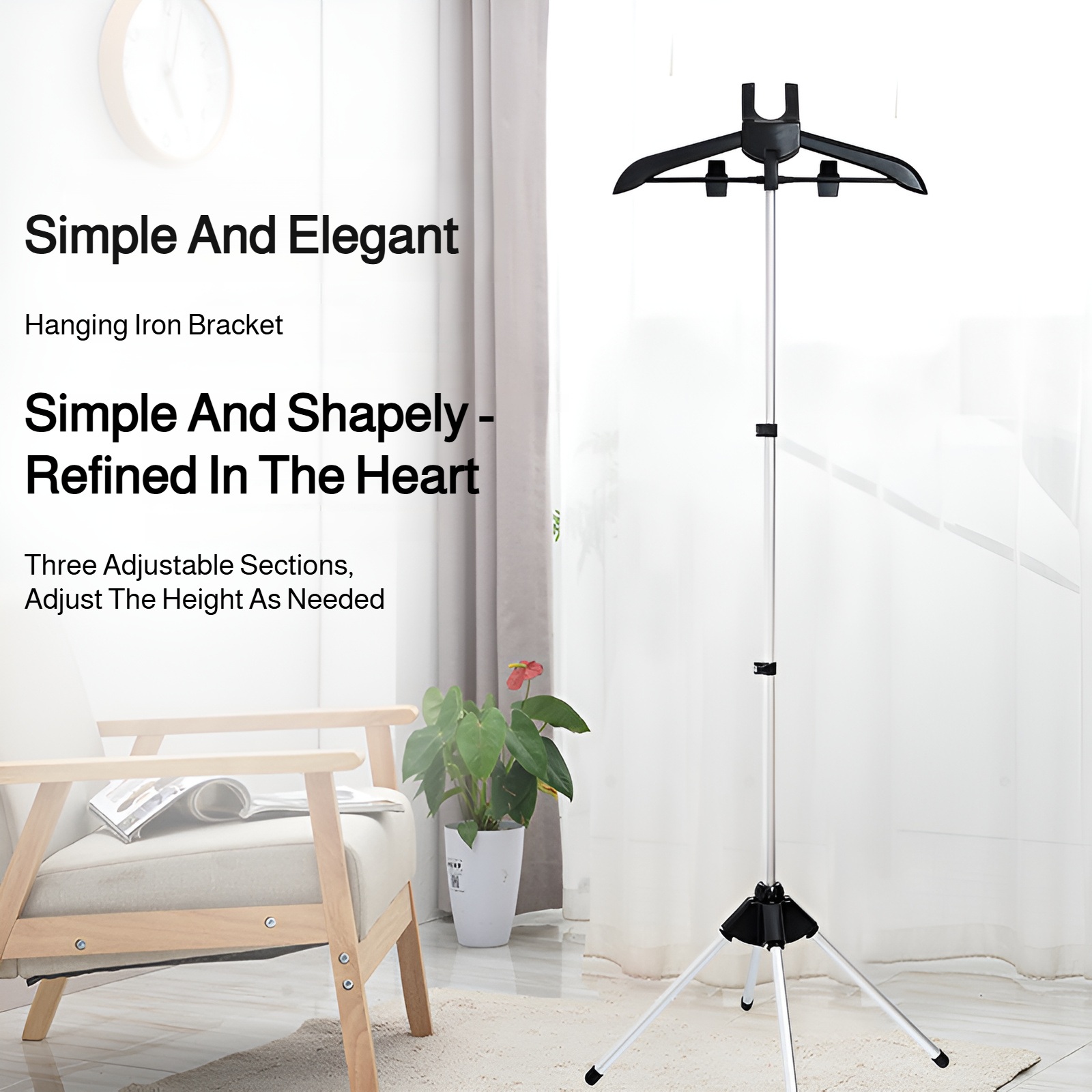 Ironing rack ironing stand vertical floor support rack folding telescopic ironing rack adjustable 