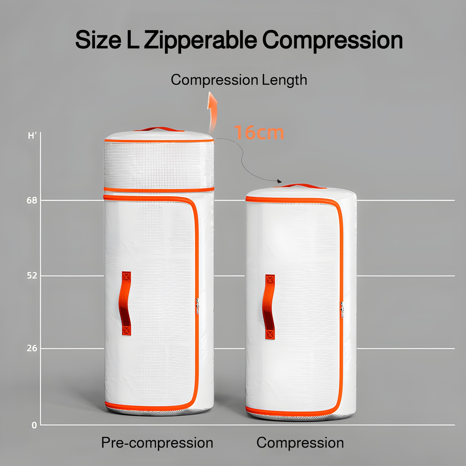 PVC clothing storage bag with zipper closure