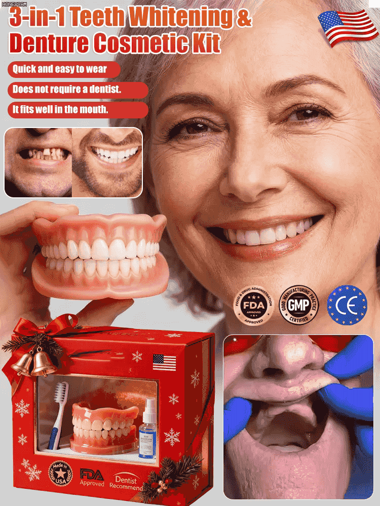 Forour New Year's Sale, enjoy your favorite foods again in just 3 minutes! It's pain-free, protects your teeth, and our new prosthesis makes it incredibly easy and affordable