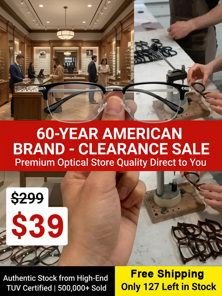 ✨Instant vision upgrade for the price of a few burgers! These high-end German boutique readers feature smart auto-focus and blue-light protection. They adjust to YOU automatically. No prescription needed—ready to wear!✨