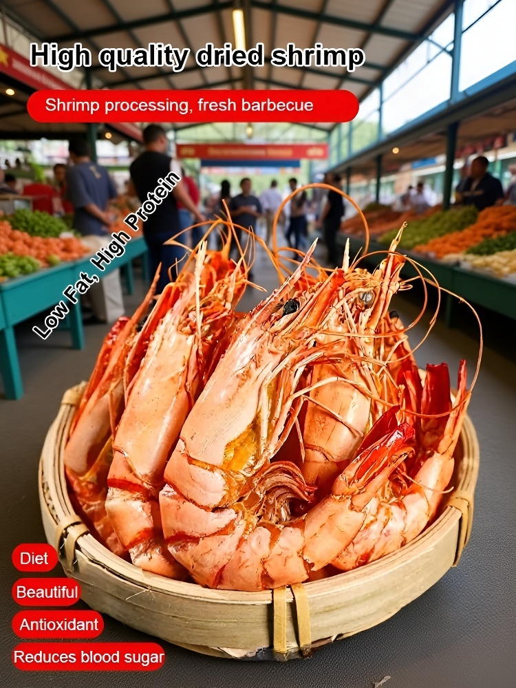 🔥【Slow-Roasted】Not Fried! Getthese Giant, Juicy, Wild-Caught Glacier Shrimp for less than the price of a burger! Pure ocean flavor explosion! 🌊