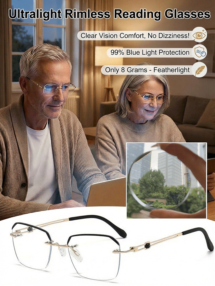 ✨Instant vision upgrade for the price of a few burgers! These high-end German boutique readers feature smart auto-focus and blue-light protection. They adjust to YOU automatically. No prescription needed—ready to wear!✨