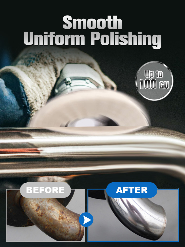 Ultimate Mirror-Finish Flap Disc: Turn Rustinto a Mirror in Seconds! Fits 4.5" & 5" Grinders. 【Free Trial with FullRefund】