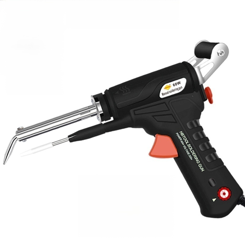Household soldering iron with switch