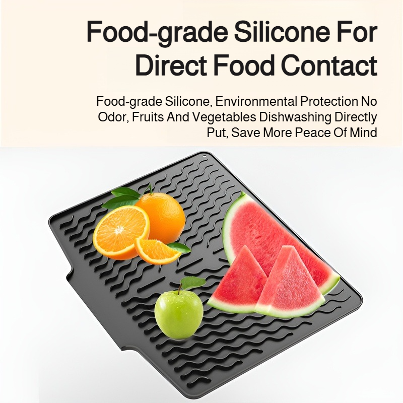 Waterproof kitchen countertop mat protecting surfaces
