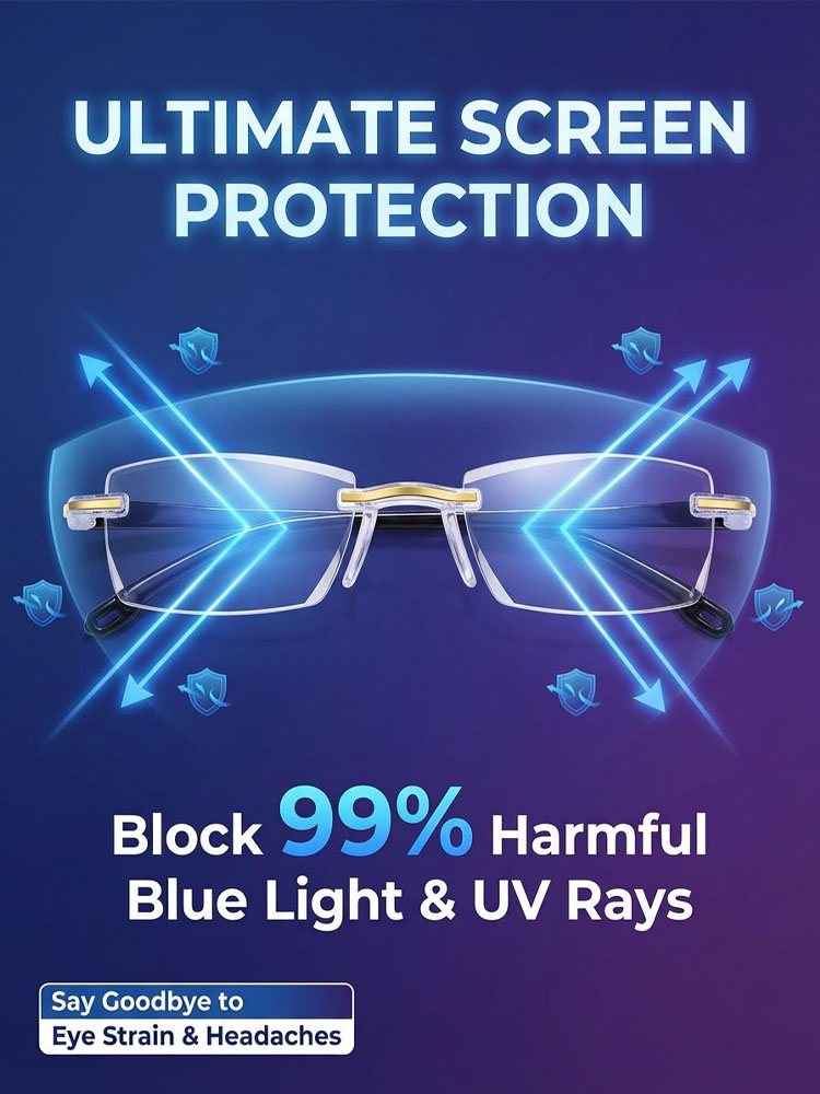 🌟Auto Focus Photochromic Anti-Blue Light Reading Glasses👍