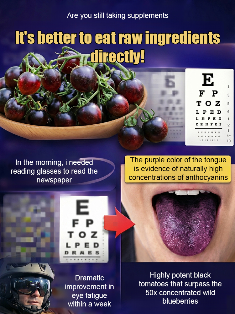🍅 Get "Black Pearl" Super-Antioxidant Tomatoes for the Price of a Salad! Yale-Developed Rare Hybrid—Grows 50x Healthier than Blueberries in Any Soil. 🍅