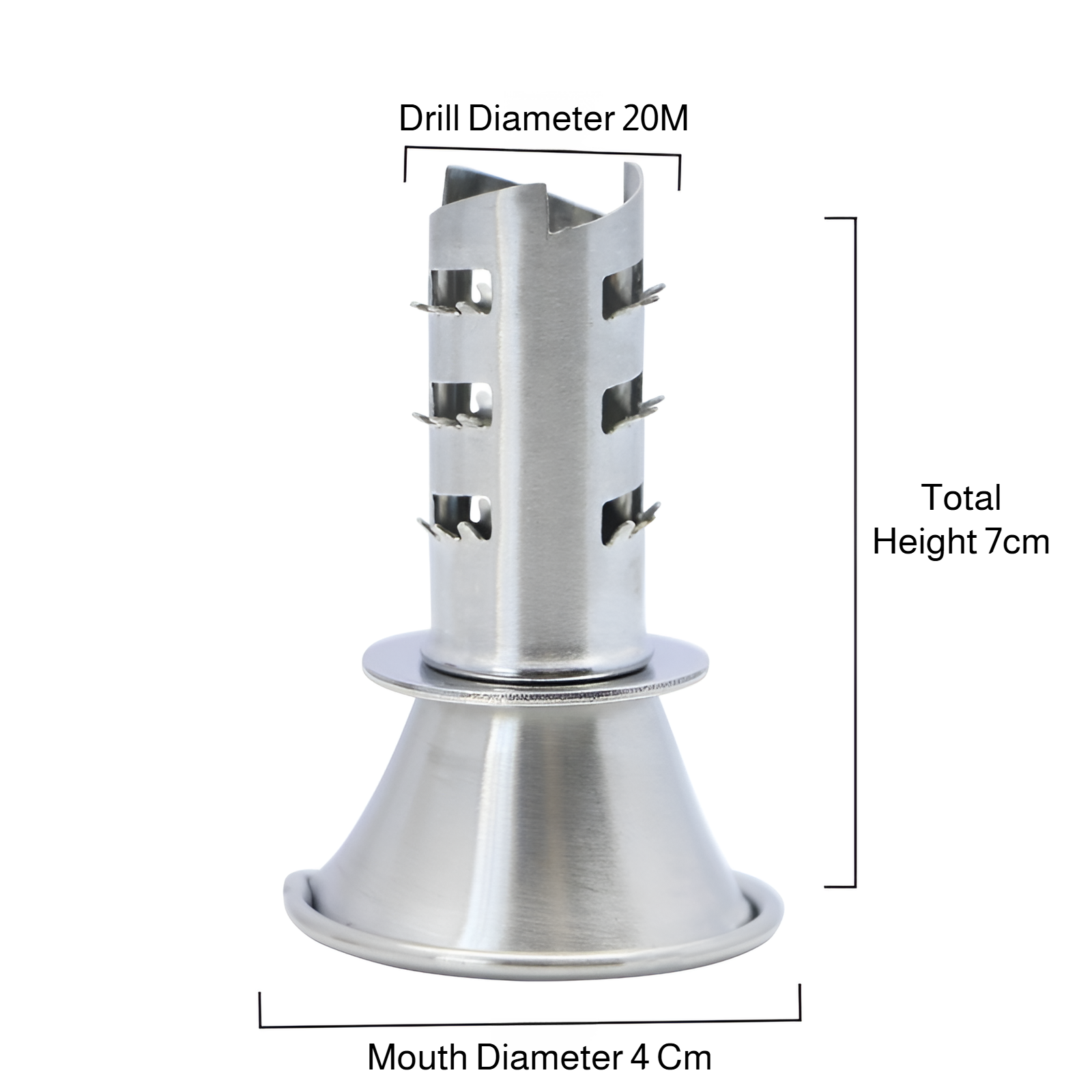 close-up of 304 stainless steel manual juicer pressing citrus