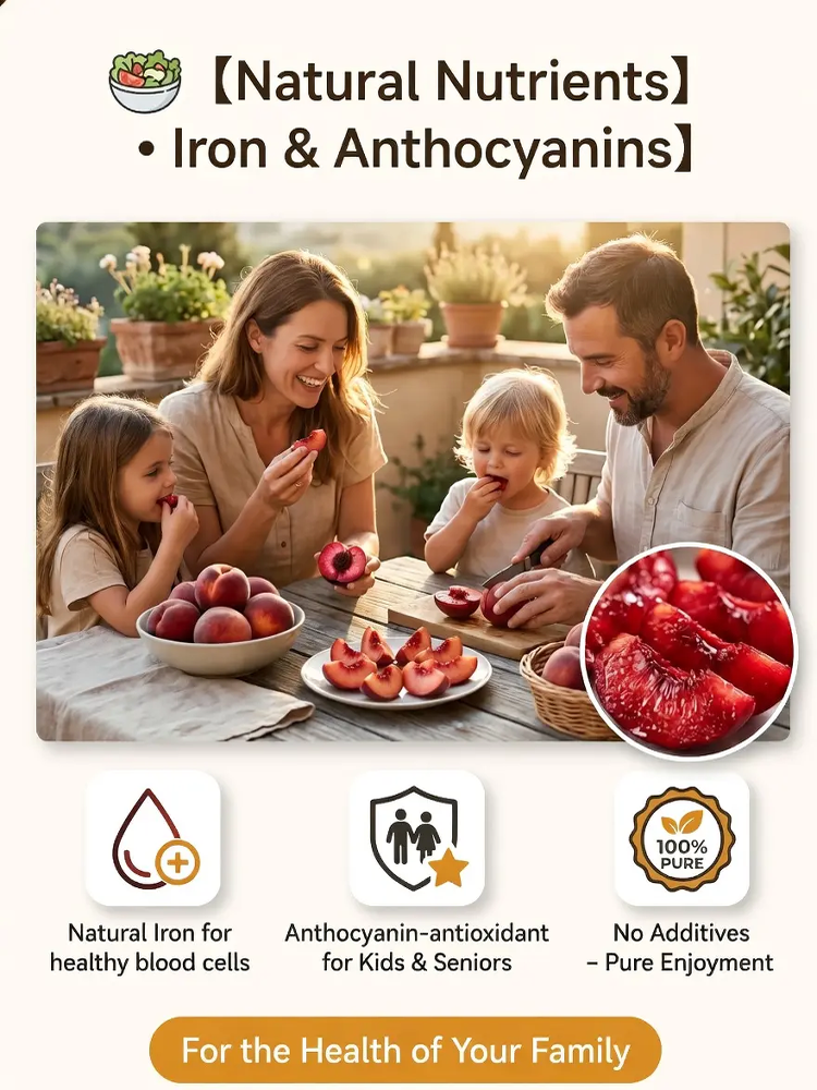 🍑<Harvest 50 lbs per Sapling in 2 Months> German-Bred Royal Blood Peach: Easy-to-Grow Ruby-Red Peaches in Any Soil! 🍑