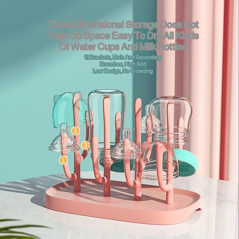 Durable Bottle Drainer Baby Bottle Holder Hygiene Stable Does not hurt the bottle Dry Baby Mug Dryin