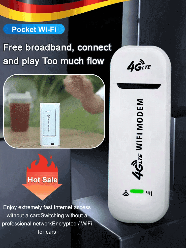 ⚡️ 【One-time purchase, free internet for life】 A portable Wi-Fi card holder for wireless internet access in any corner of the globe🎁