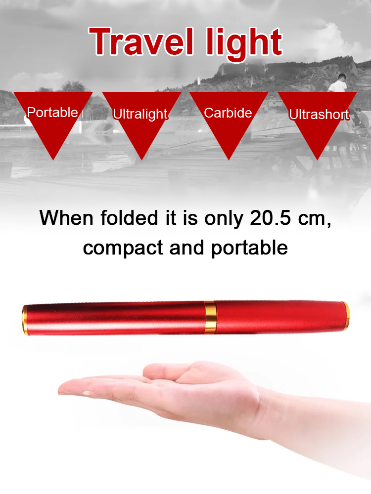The Angler's Secret Weapon: T800 Carbon Fiber Pen Fishing Rod - Ultra-Light & Heavy-Duty Telescopic Kit | 50% OFF