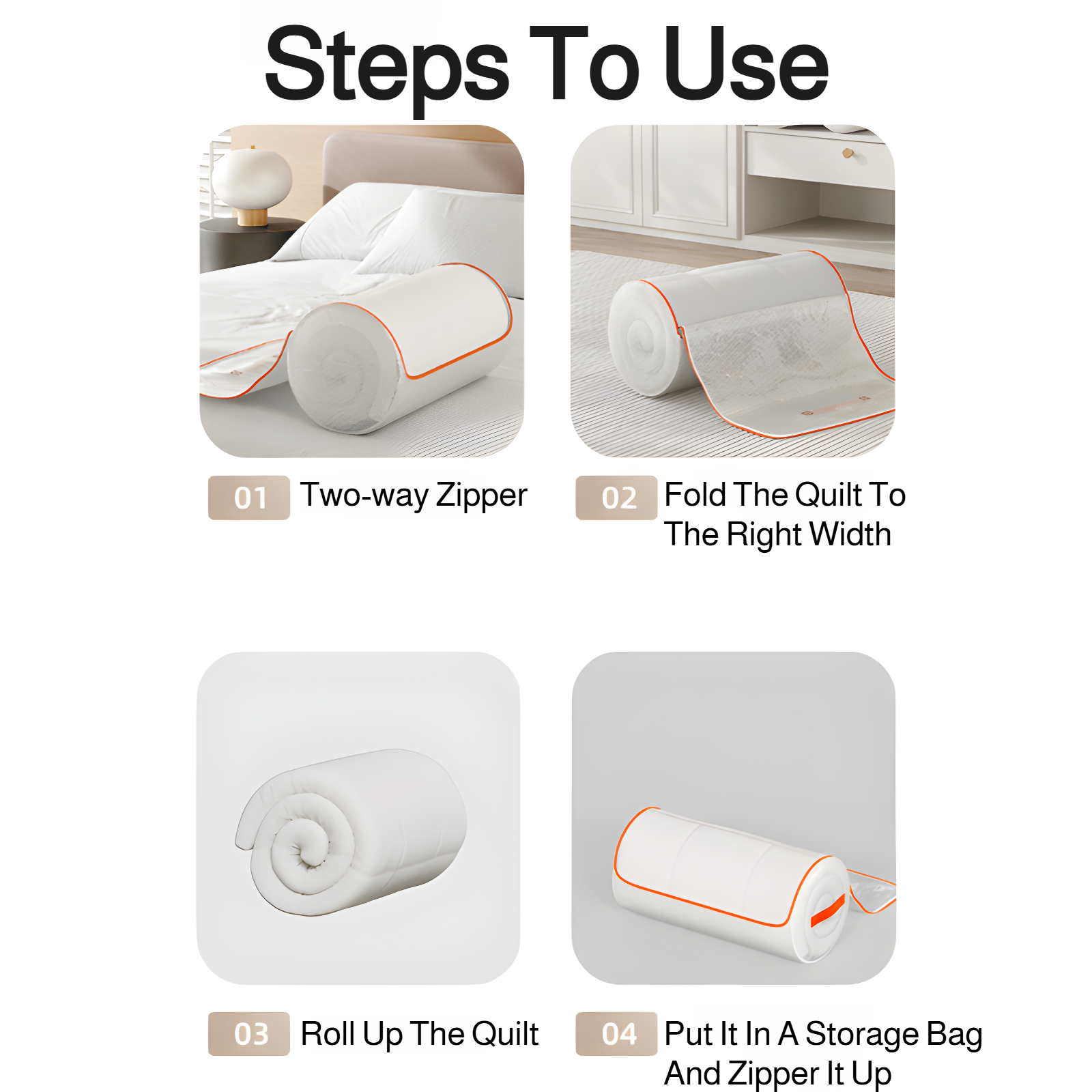 Durable PVC material storage bag for home organization